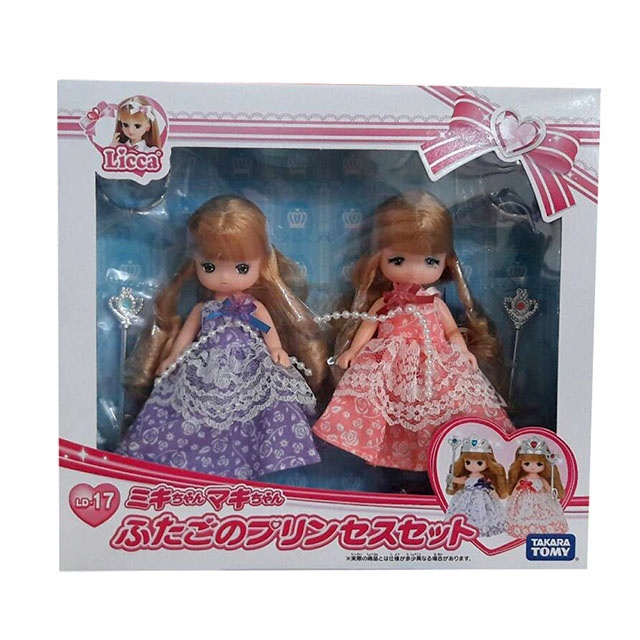 TAKARA TOMY｜LICCA 莉卡娃娃 LD-17 真紀美紀公主禮盒