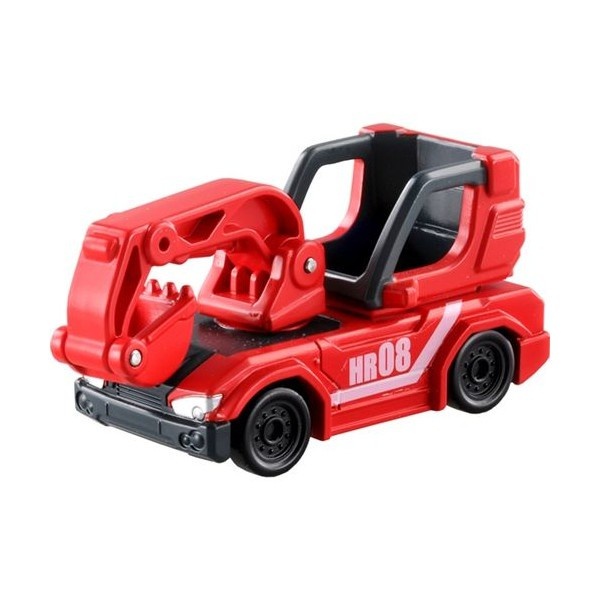 TAKARA TOMY｜ 絕版收藏多美小汽車 HR08 緊急救援隊 機動挖土機