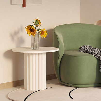 極簡奶茶風茶几