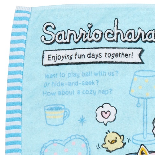 三麗鷗 SANRIO｜三麗鷗明星｜純棉毛巾 方巾(汪汪柴犬)