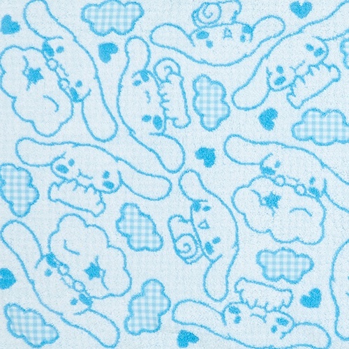 三麗鷗 SANRIO｜大耳狗｜抗菌防臭純棉浴巾毛巾 方巾 (滿版雲朵)