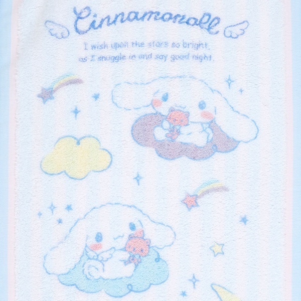 三麗鷗 SANRIO｜大耳狗｜無撚糸純棉毛巾(晶瑩星空)