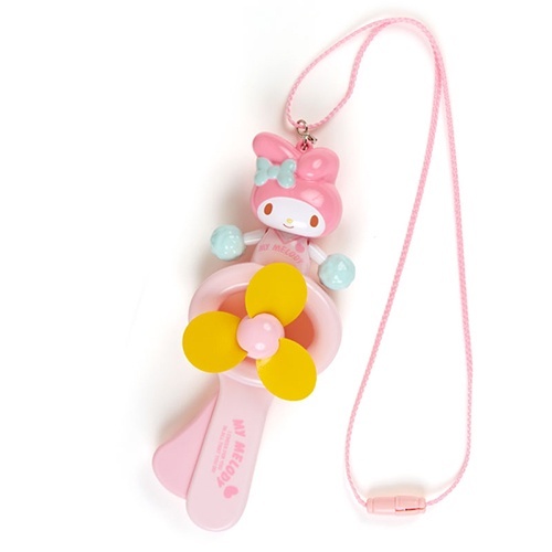 三麗鷗 SANRIO｜美樂蒂｜｜手動隨身風扇附繩(應援啦啦隊)