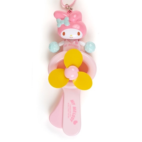 三麗鷗 SANRIO｜美樂蒂｜｜手動隨身風扇附繩(應援啦啦隊)