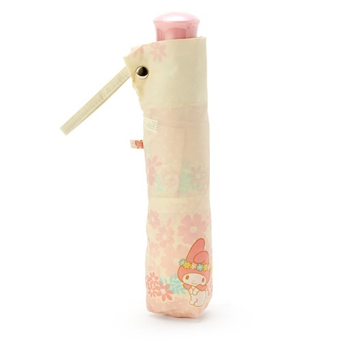 三麗鷗 SANRIO｜美樂蒂｜｜抗UV晴雨二用折疊傘(甜蜜花圈)