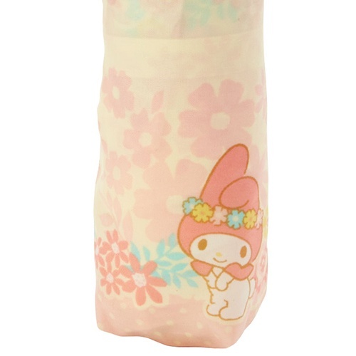 三麗鷗 SANRIO｜美樂蒂｜｜抗UV晴雨二用折疊傘(甜蜜花圈)