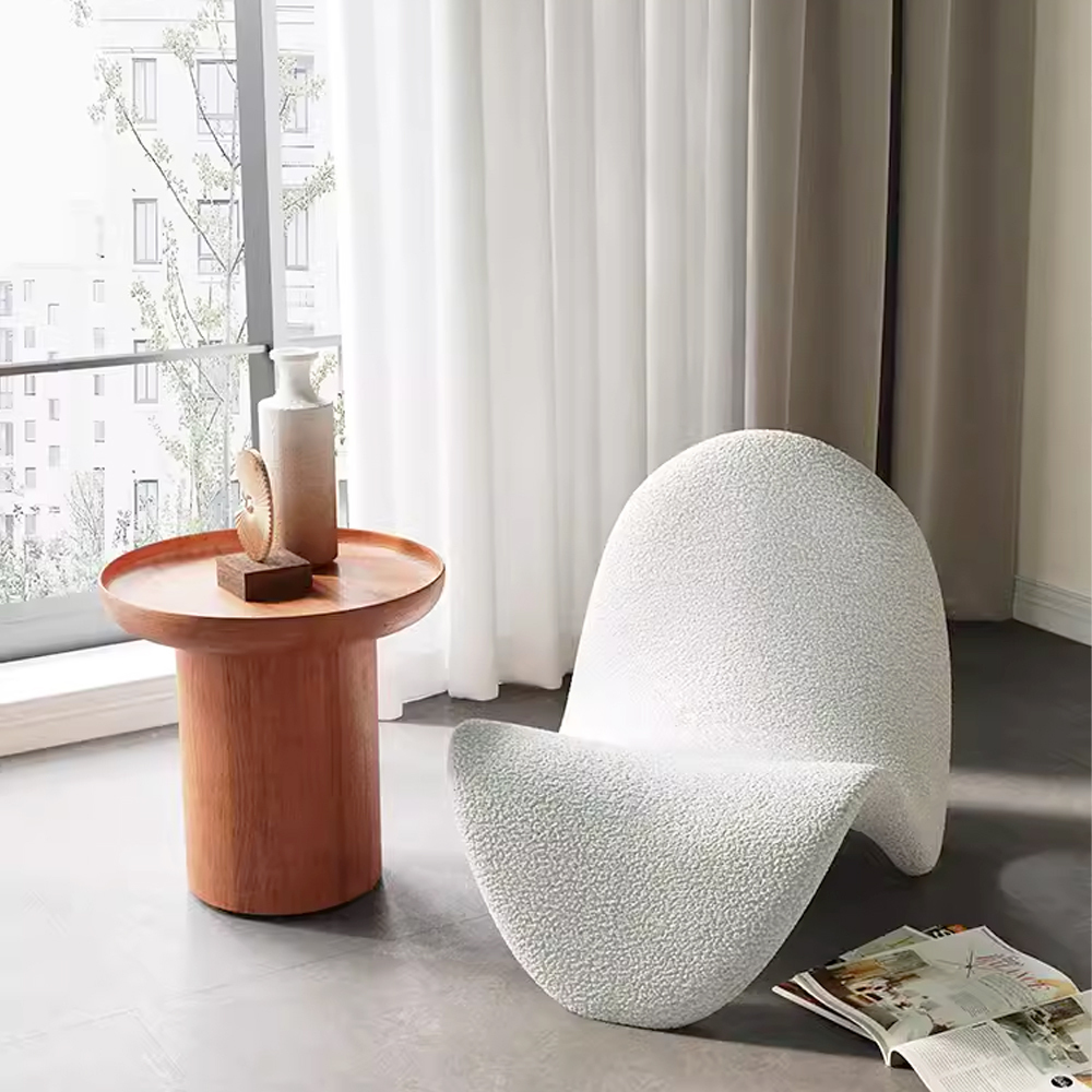 羊羔絨造型躺椅