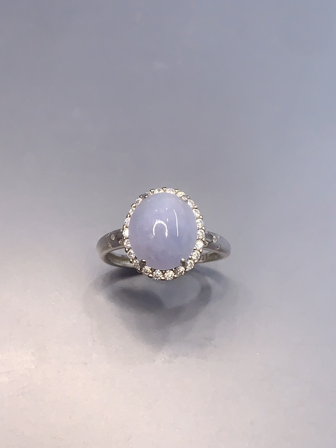 紫翡翠銀戒指02丨大器高雅