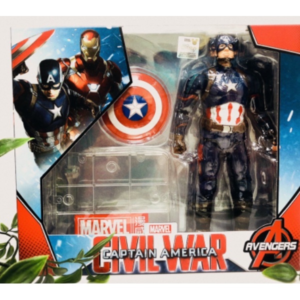 漫威 MARVEL｜復仇者聯盟-美國隊長 支架款 中動玩具