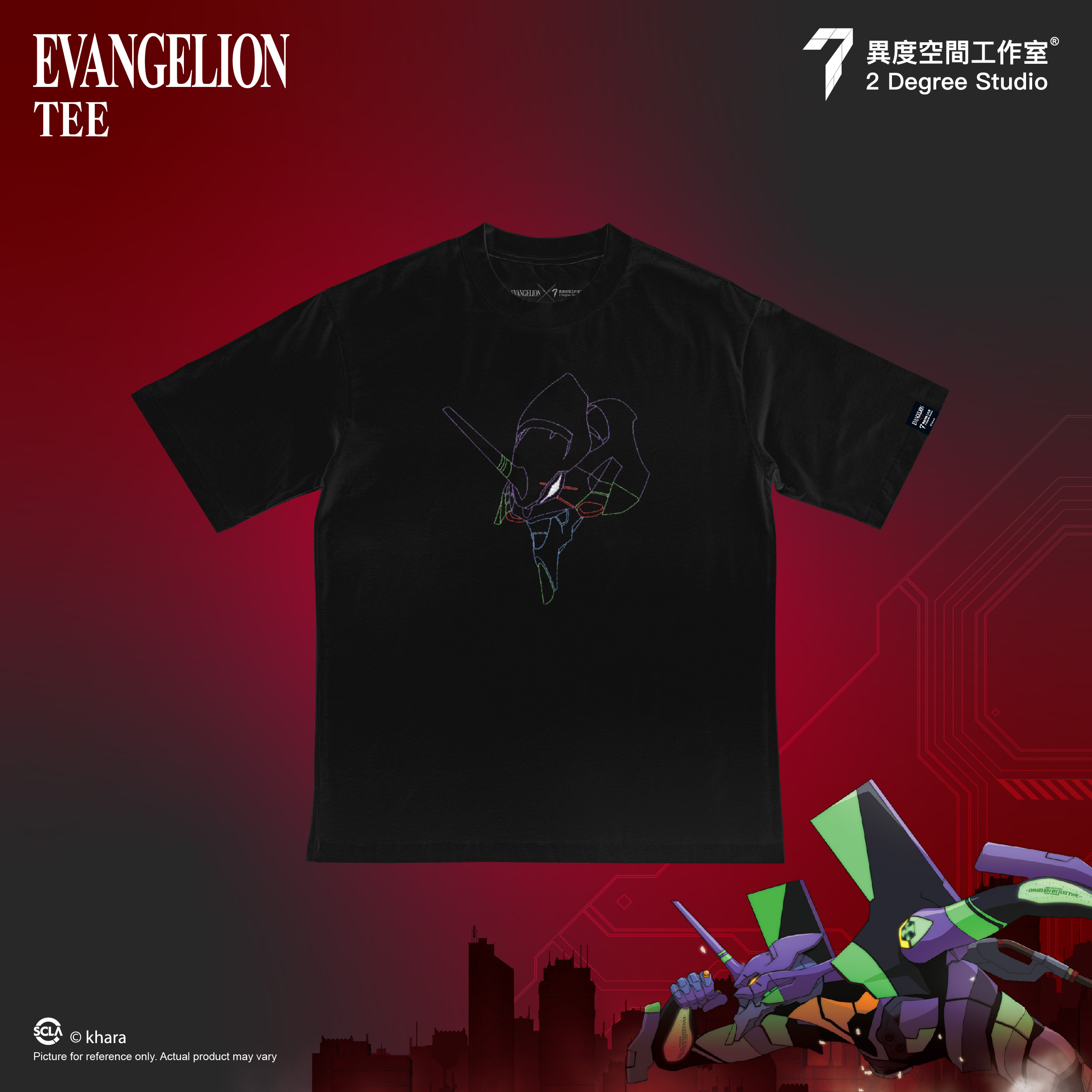 EVA 短袖T恤 EVA-TEE24-06 (Oversize)