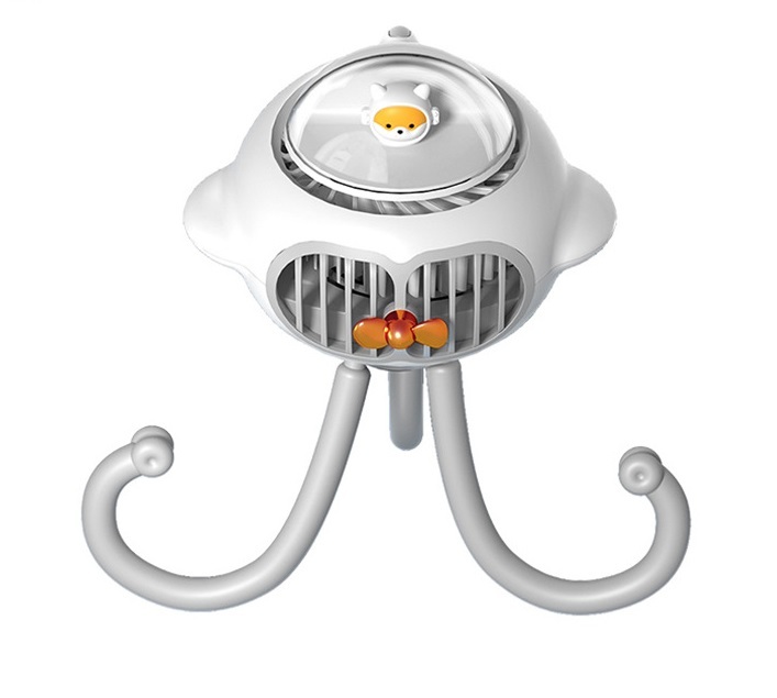 AIbaasaa 嬰兒車八爪魚風扇 - 搖頭版 (1kg)