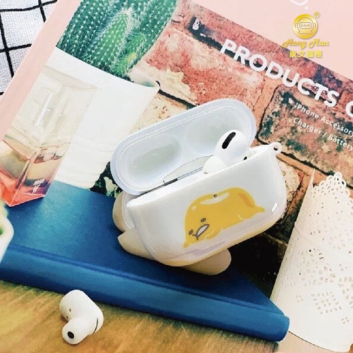 蛋黃哥｜ Airpods Pro耳機防塵耐磨保護套(阿…好累)