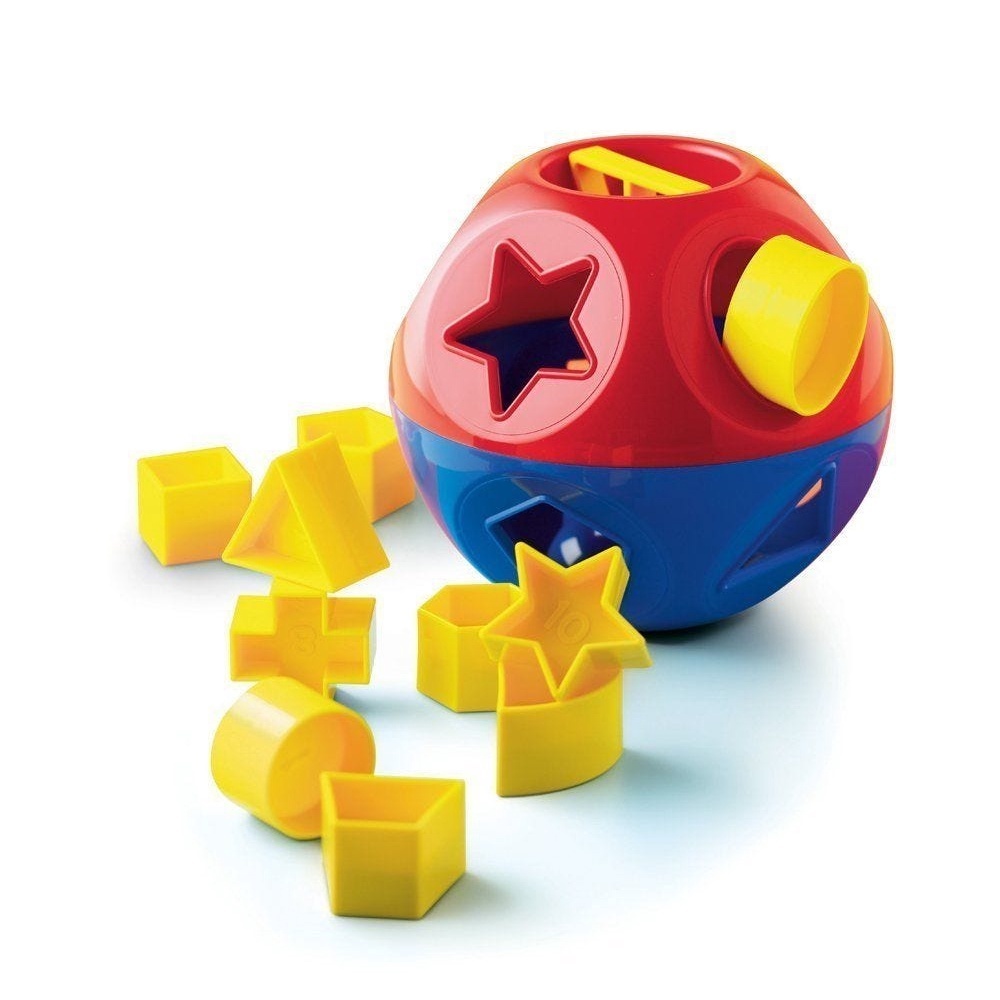 特百惠 Tupperware ｜ 熱賣款  Shape-O Toy Ball 啟智魔幻球 益智玩具 黃/橘