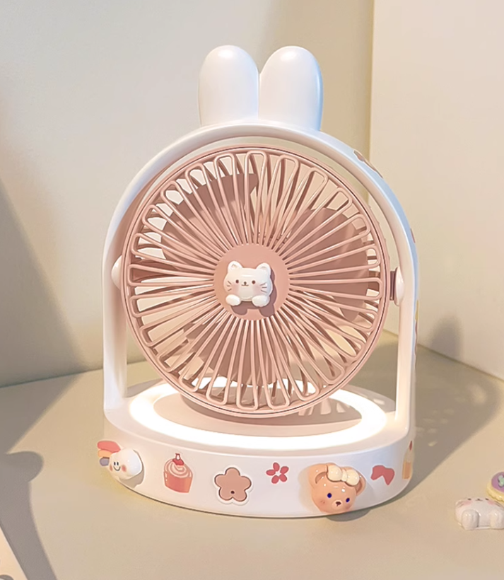 萌小野 兔子桌面風扇 - 1200mAh (1kg)