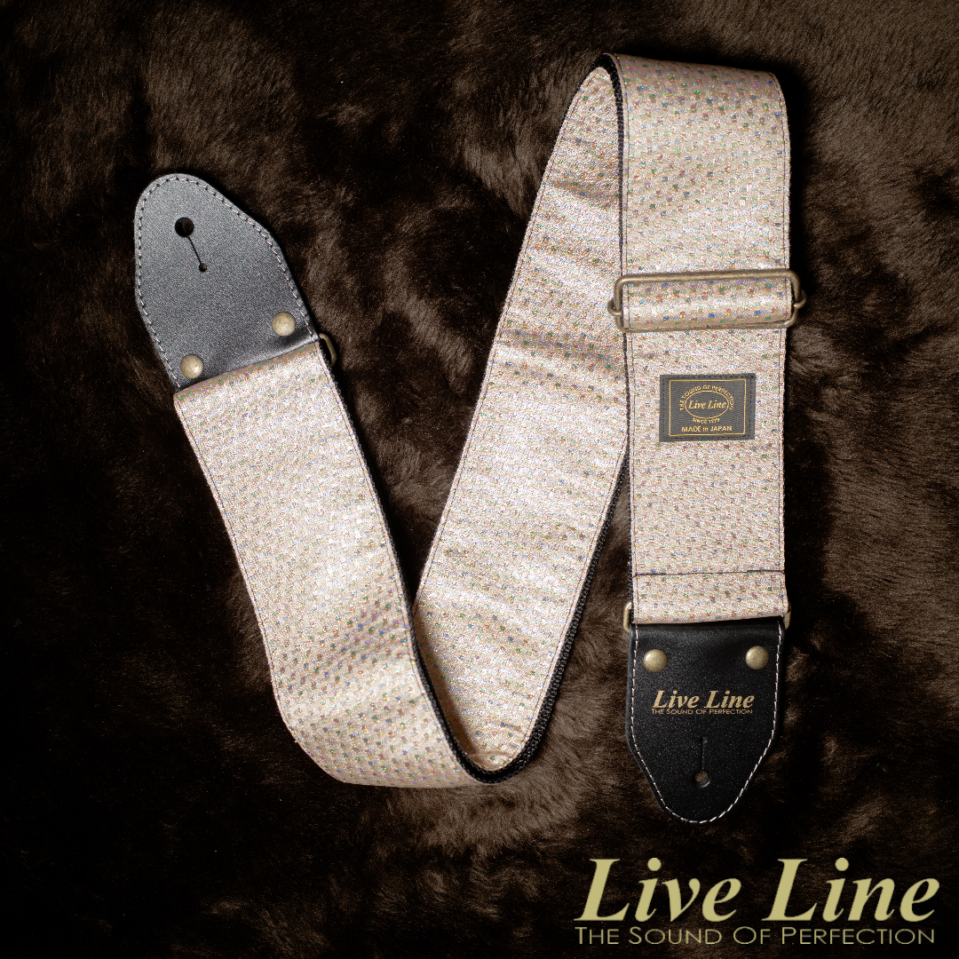 日本製造 Live Line Nishiki-Ori 系列 LSN58-05 貝斯 背帶 錦織樣式