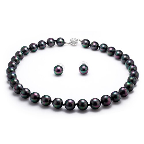 大東山珠寶 Luperla｜ 12mm南洋貝寶珠套組(黑)