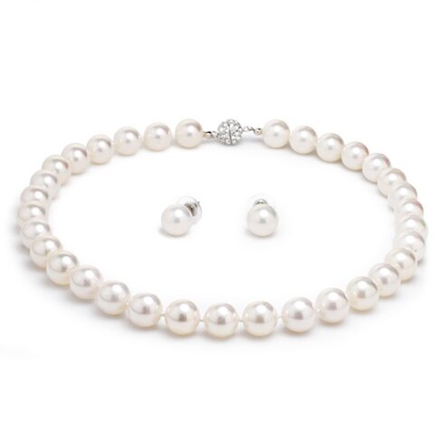 大東山珠寶 Luperla｜ 12mm南洋貝寶珠項鍊套組 - 白