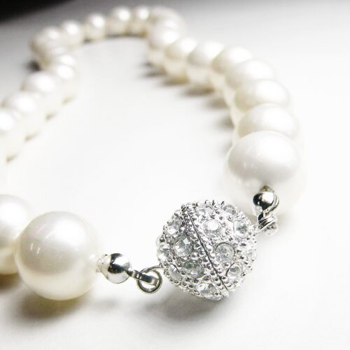 大東山珠寶 Luperla｜ 12mm南洋貝寶珠項鍊套組 - 白