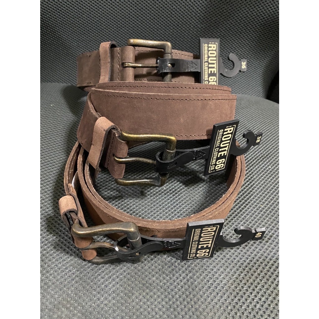 美國 Route 66｜正牛皮皮帶 32 34 36 38 40 42吋