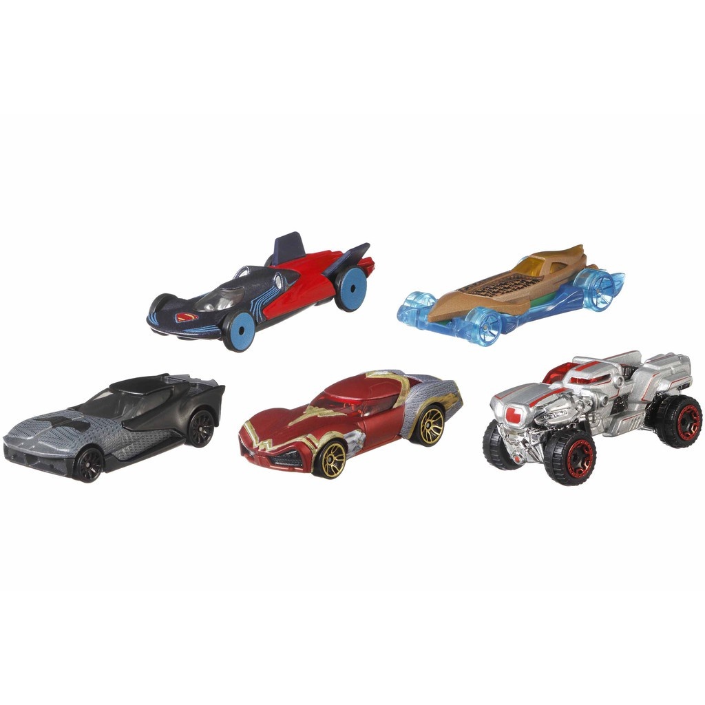 美泰兒 Mattel｜ 新品到貨！  DC 正義聯盟 HOT WHEELS 風火輪五入組