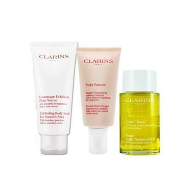 克蘭詩 Clarins｜現貨不用等‼️🌸新版孕婦三套組💯 孕婦三件套(調和油100ml+肚紋膏200ml+身體磨砂膏200ml)