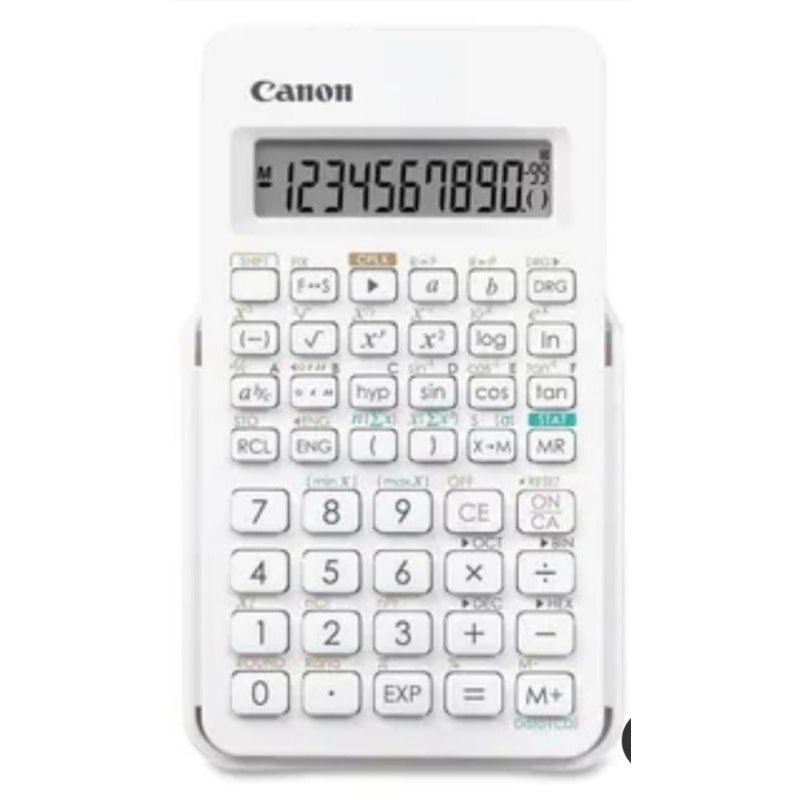 佳能 CANON｜特價熱賣款 日本 佳能 F-605 工程用/一般用/商用多功能計算機 白色美觀 輕巧好攜帶