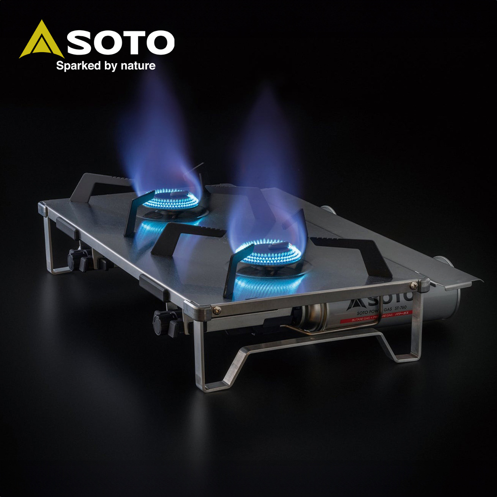 新品　SOTO 57789 GRID TWO BURNER ST-CS528 Soto 57789 Grid Two Burner St-Cs528 Soto No Gas Japan Ship