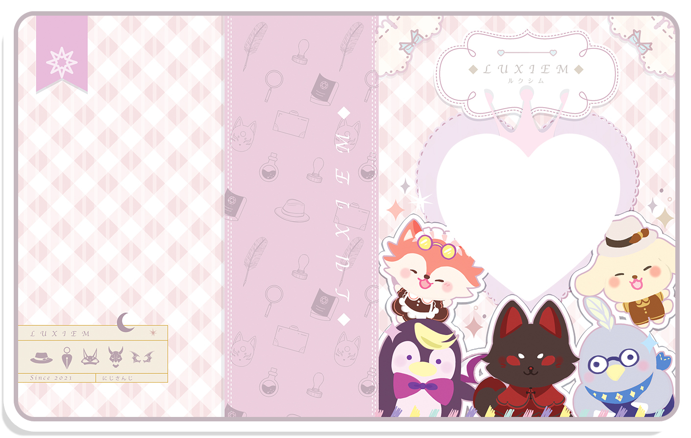 「香港同人通販🦊」Bibi星 -  Luxiem明信片冊