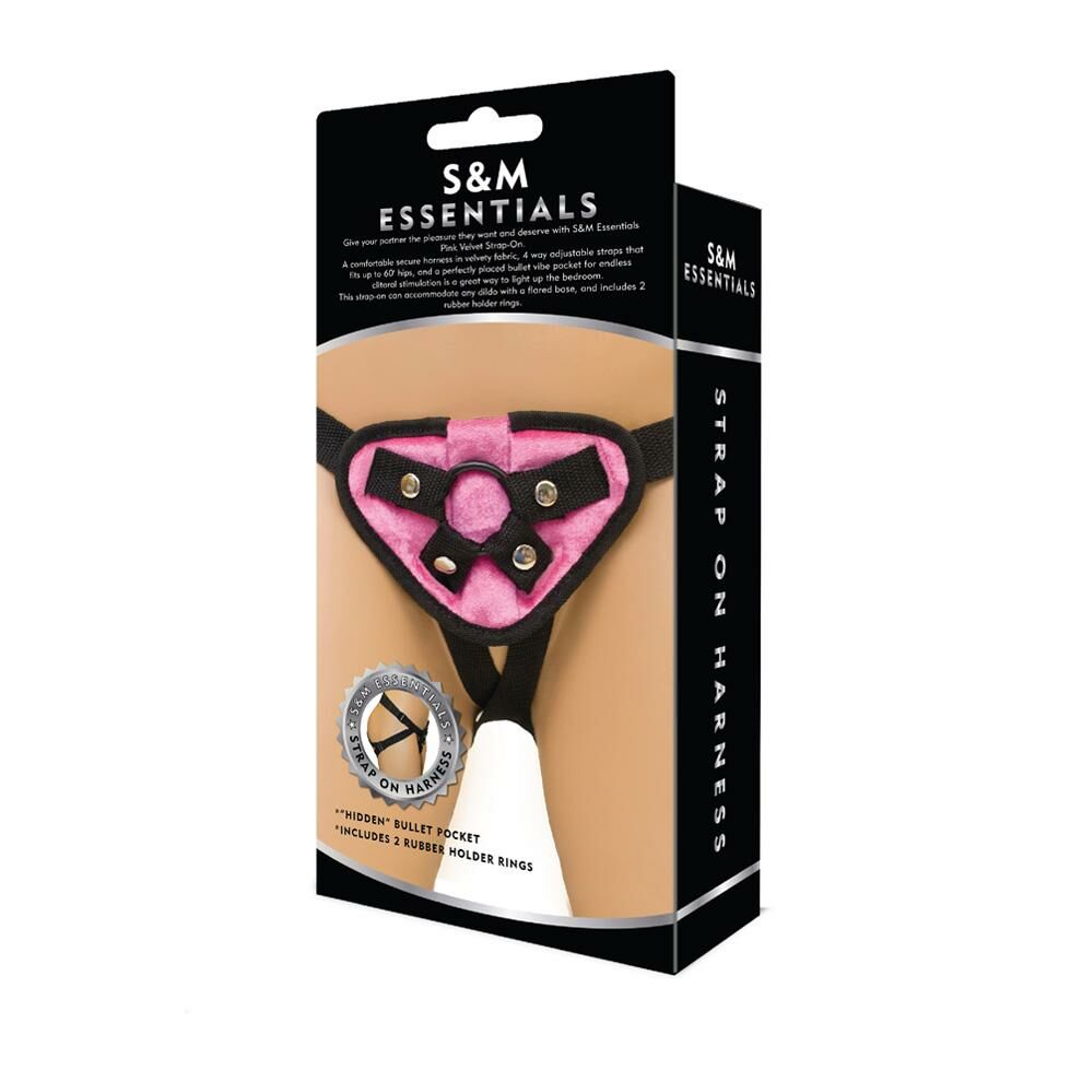 S&M Essentials Strap On Harness 穿戴內褲 粉紅色