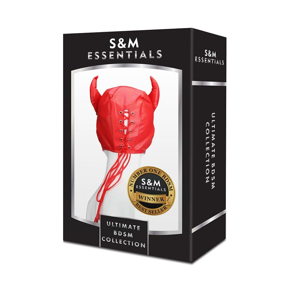 S&M Essentials 魔鬼面罩 紅色