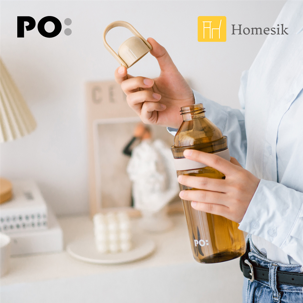 ODYSSEY 輕量便攜雙蓋水瓶 470ml (透黑色) 環保戶外水瓶 運動水瓶 PO: 15160