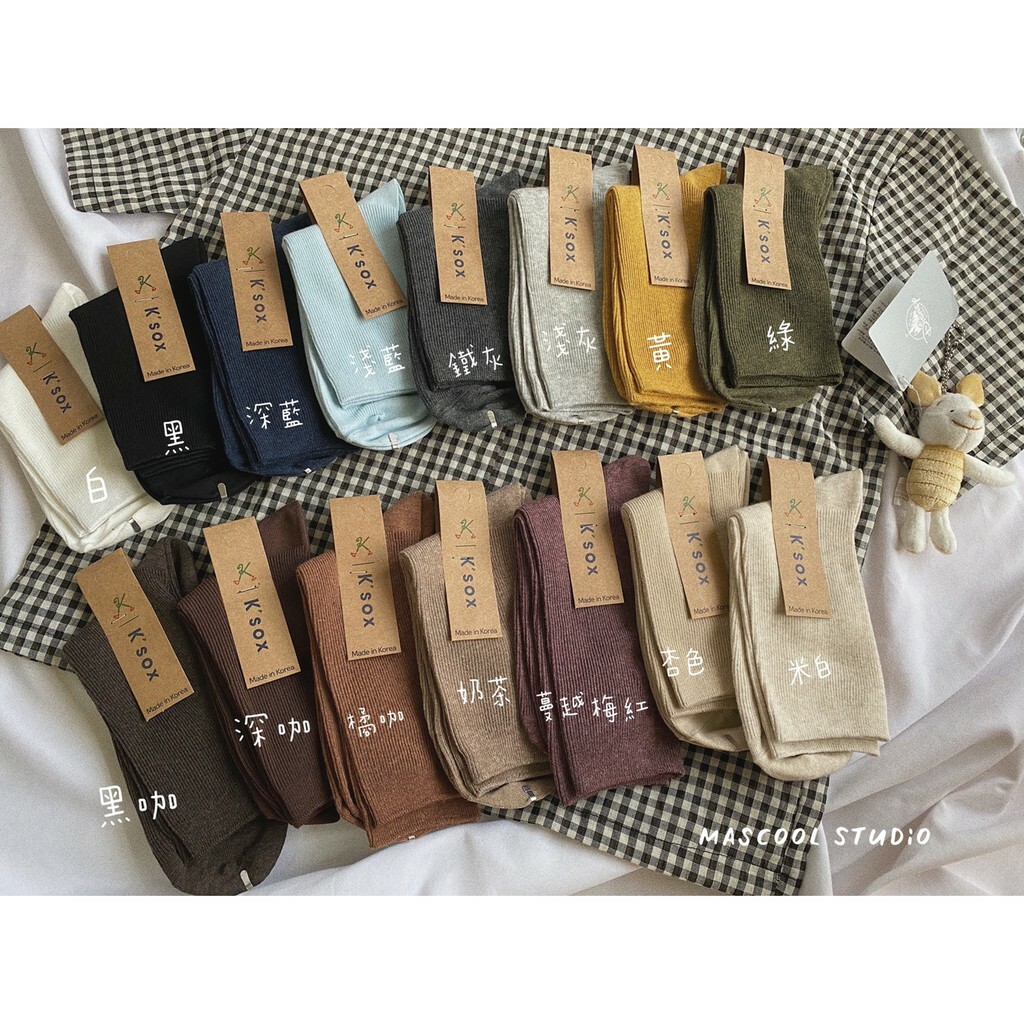 正韓坑條襪