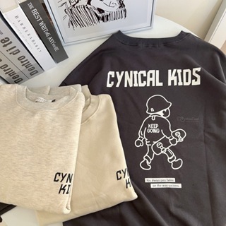 6152 CYNICAL KID滑板大學T