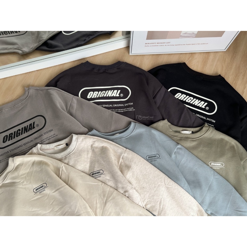 6157 ORIGINAL刷毛大學T