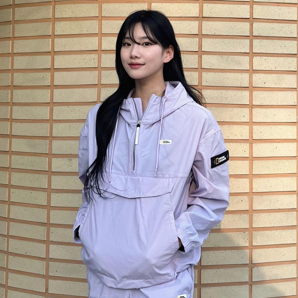 Women's CYGNUS Woven Stretch Hooded Anorak Jacket -