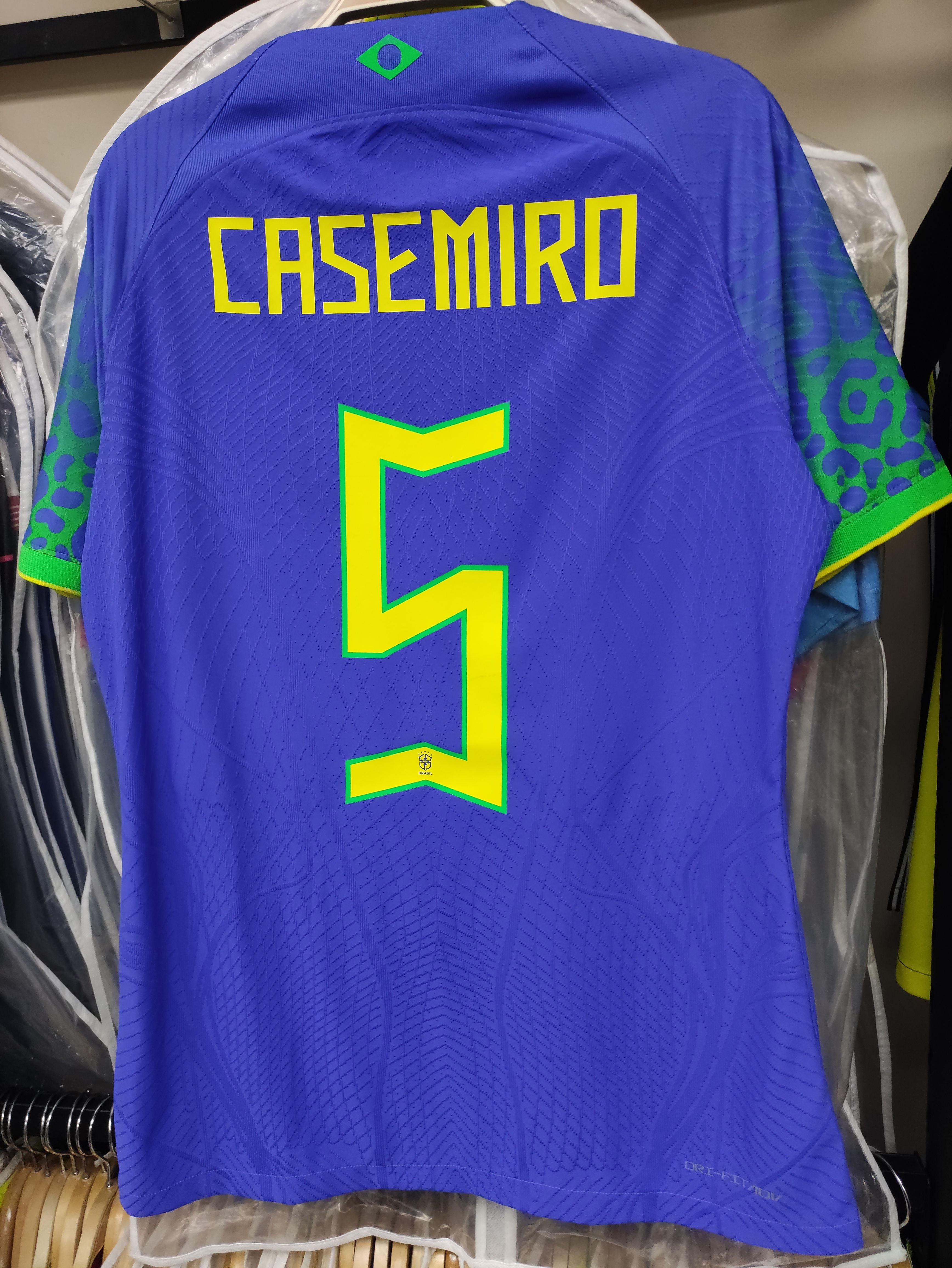 2022巴西國家隊作客卡斯美路更衣室球員版球衣