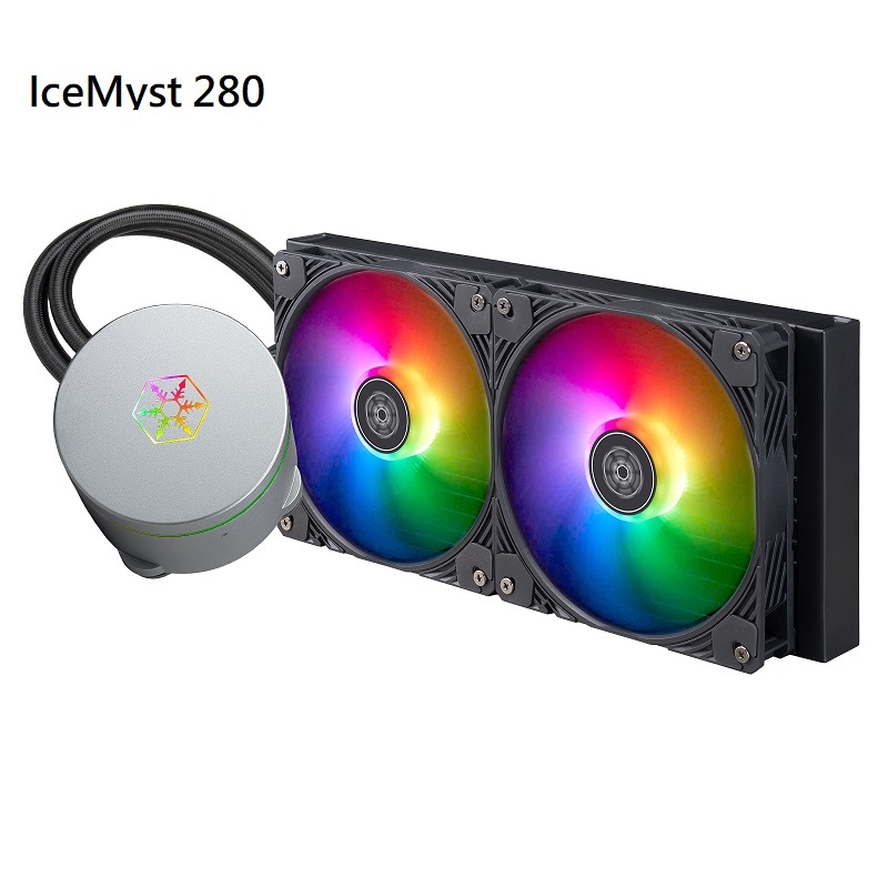 米特3C數位–SilverStone 銀欣 IceMyst 240/280 一體式水冷散熱器/SST-IM240-ARGB/SST-IM280-ARGB