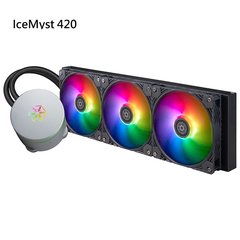 米特3C數位–SilverStone 銀欣 IceMyst 360/420 一體式水冷散熱器/SST-IM360-ARGB/SST-IM420-ARGB