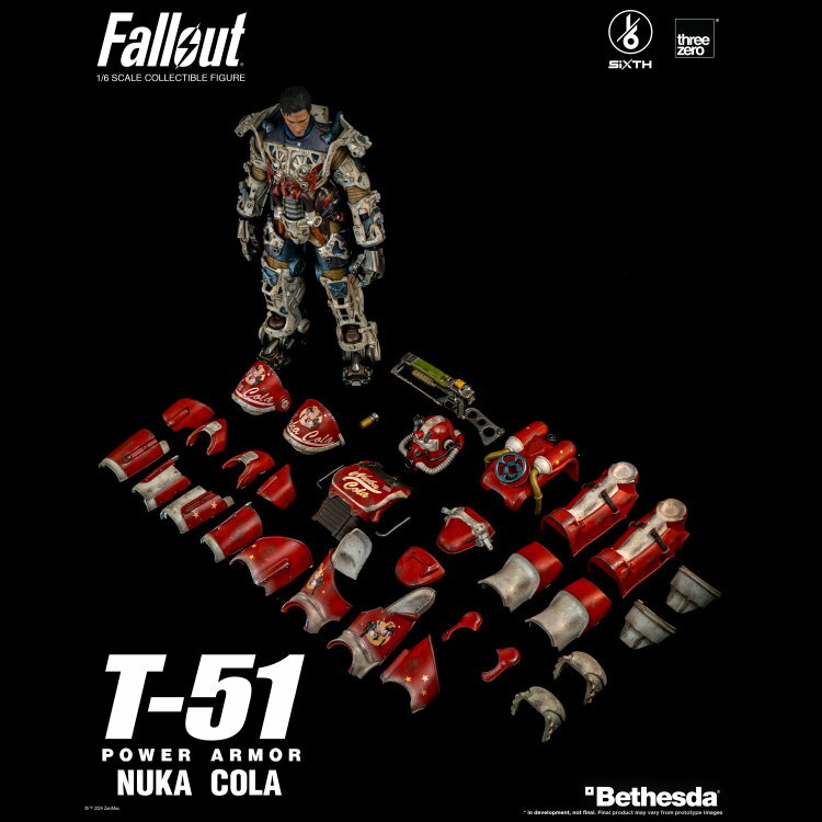[訂金]  Threezero 1/6 《異塵餘生》T-51核子可樂動力裝甲