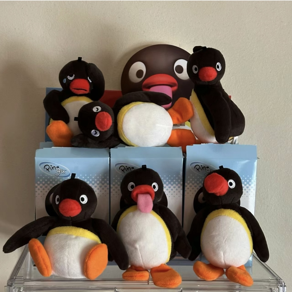 PINGU 企鵝家族 正版授權 與我的日常 吐舌頭 玩偶 吊飾 盲盒 / 預購