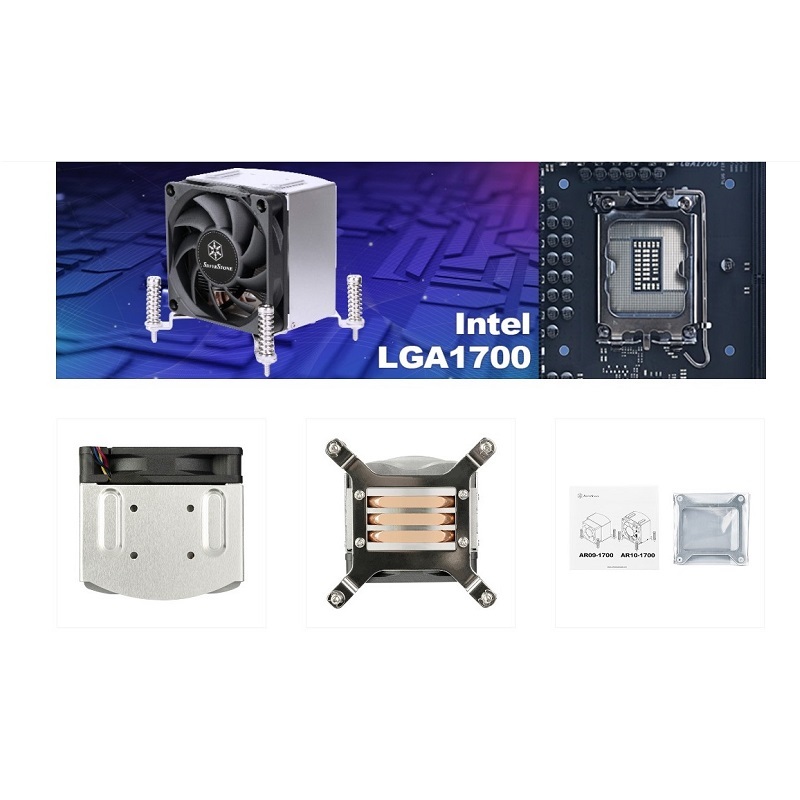 米特3C數位–SilverStone 銀欣 AR10-1700 CPU散熱器/SST-AR10-1700