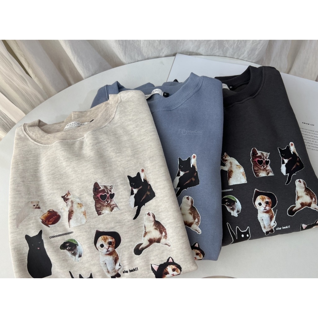 6172 貓咪吐司大學T