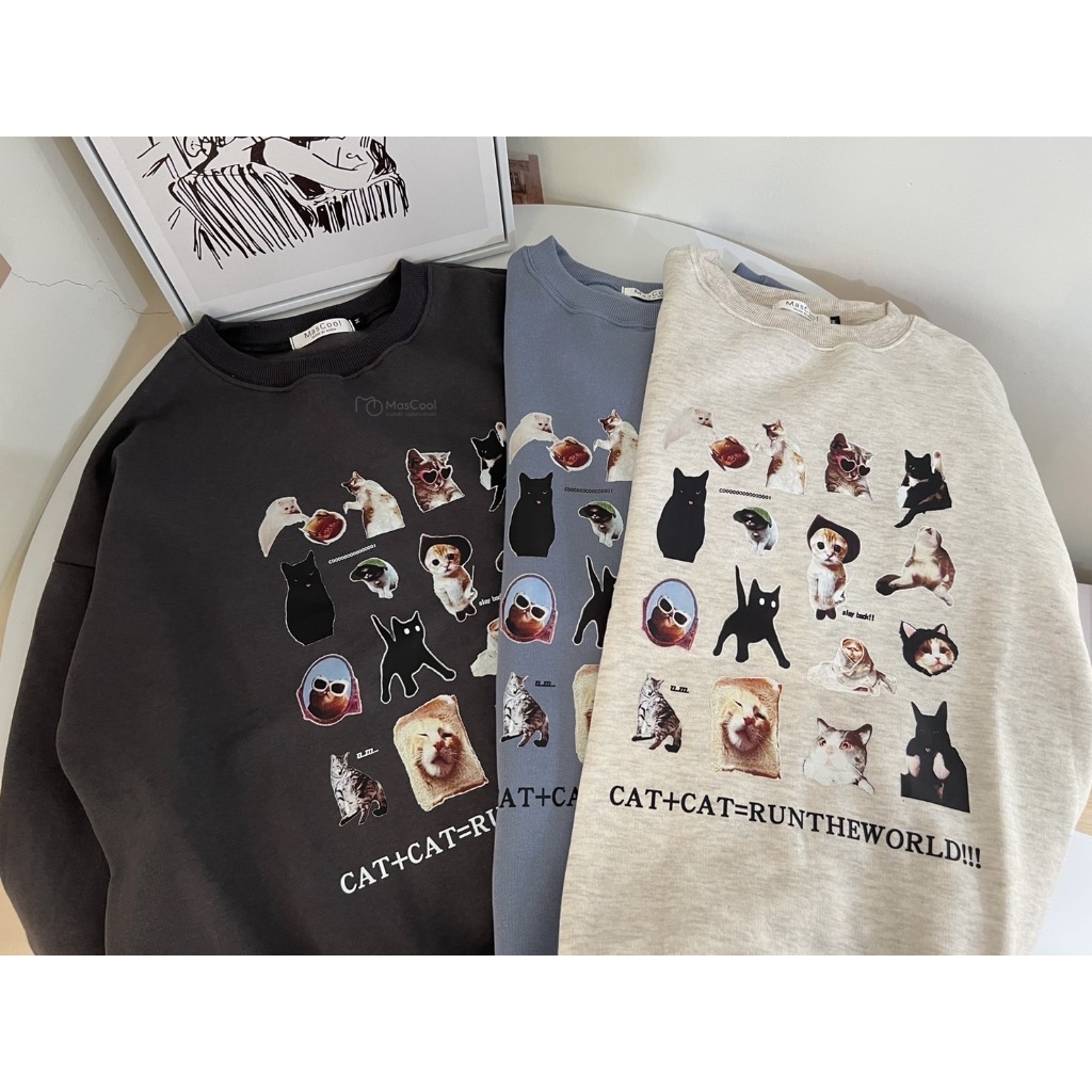 6172 貓咪吐司大學T