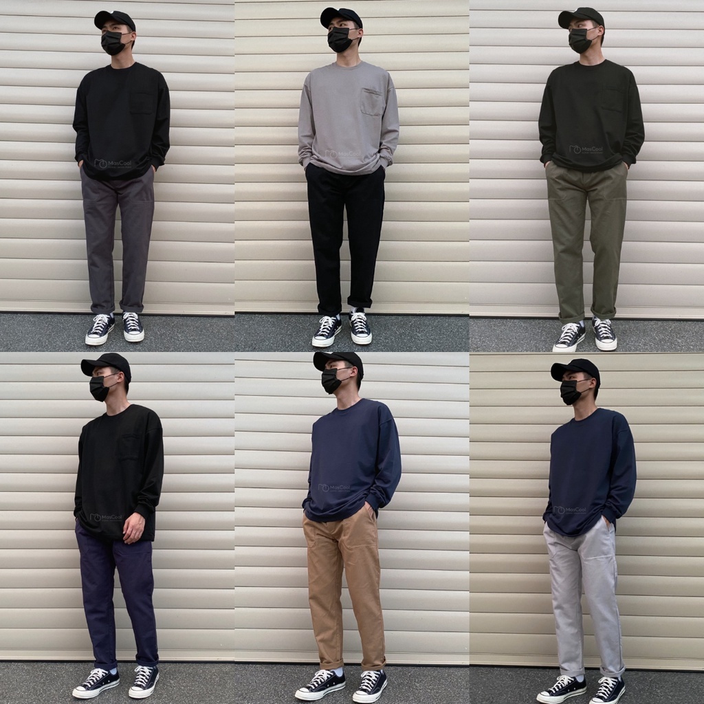 MS1640 斜紋布微寬長褲