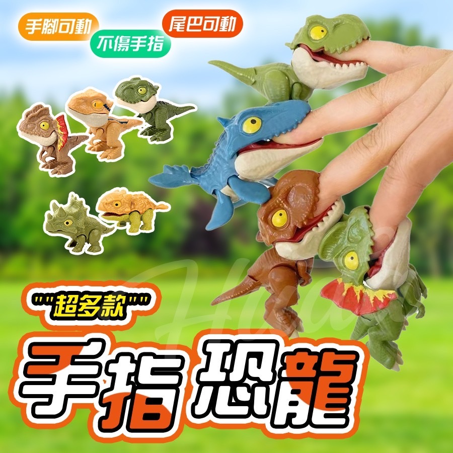 彰化分會｜咬手指恐龍-不挑款樣式隨機出貨-3隻