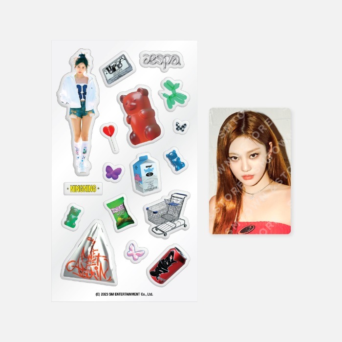Aespa My world EPOXY STICKER SET