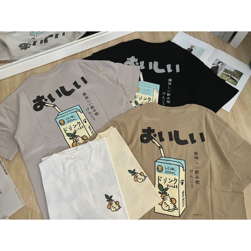 6180 飲料貓咪短袖