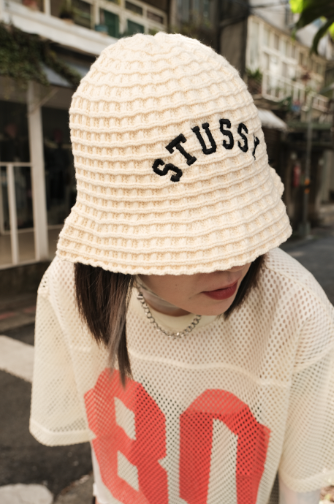 Stussy Waffle Knit Bucket Hat 針織漁夫帽| FLOMMARKET