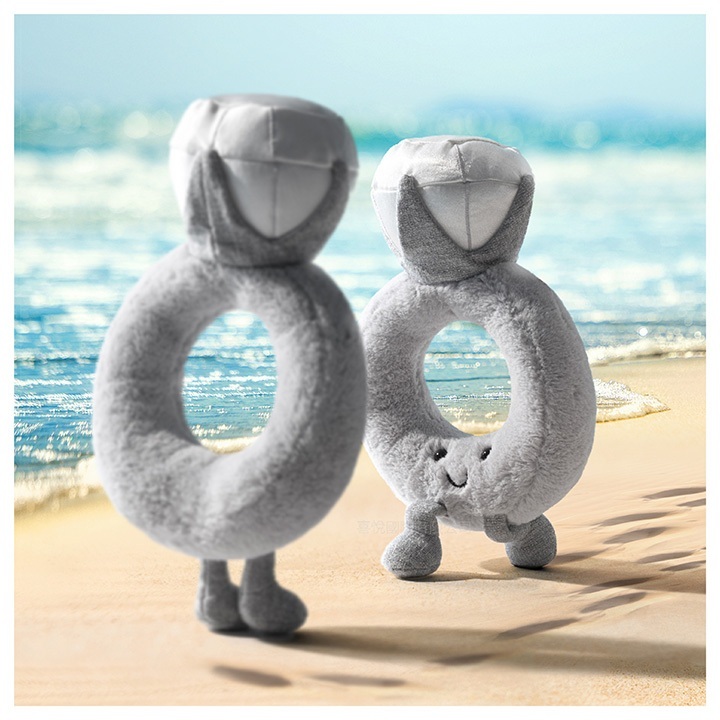 【樂森藥局】英國 Jellycat Amuseable Diamond Ring 趣味婚戒/鑽戒、絨毛玩偶