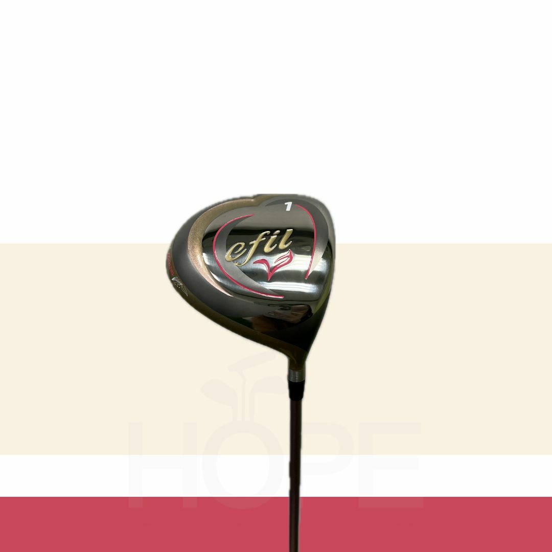 【二手球桿】美津濃 efil 女生套組桿（開球木桿,4球道木,Ut混血桿,6-Ｓ鐵桿,推桿）共10支含球袋